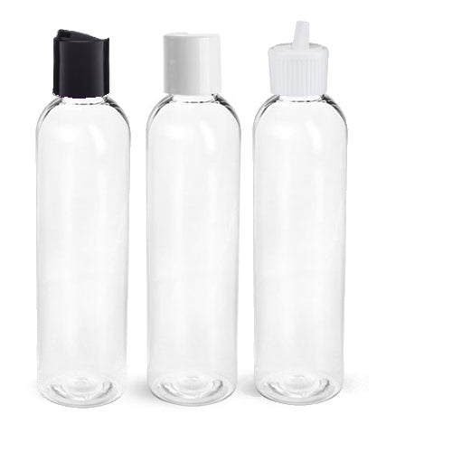 PET Cosmo Round Bullet Bottle, 8 oz