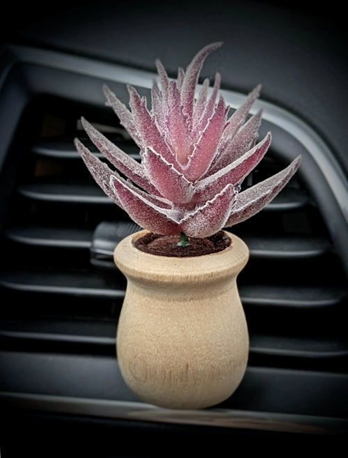 Succulents - Car Diffuser Freshy - Adjustable Vent Clips