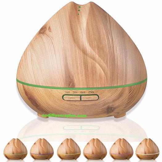 OVATION - Ultrasonic Diffuser 400ml - Light Wood Grain