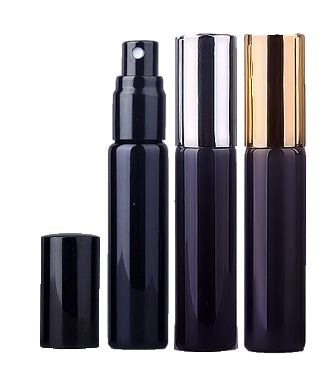 UV Black Glass Bottle with Spray Top 10 ml