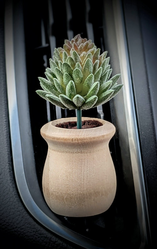 Succulents - Car Diffuser Freshy - Adjustable Vent Clips