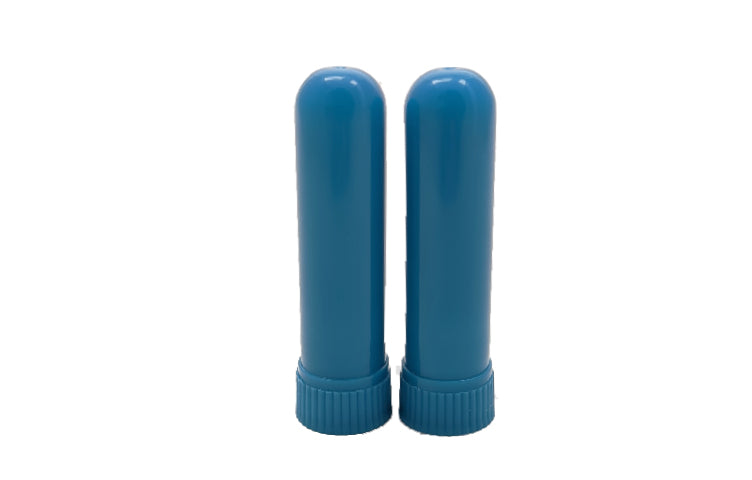 light blue nasal inhaler tubes