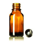 Bulk 15ml (1/2 oz) amber glass bottle for essential oil