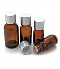 Amber Euro Bottle - with Reducer Cap