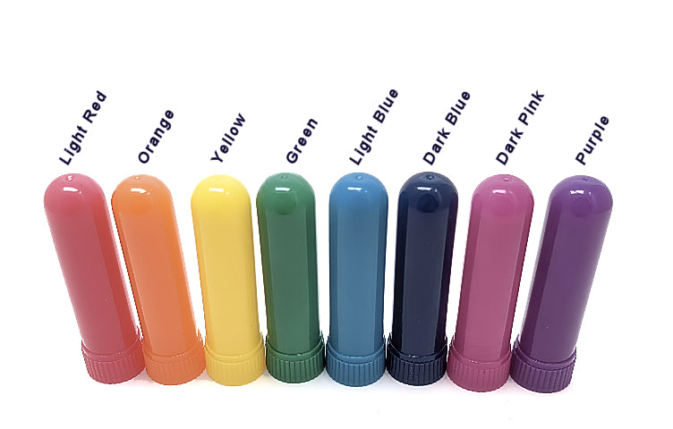Wholesale Nasal Inhalers Red, Orange, Yellow, Green, Blue, Navy, Purple, Pink